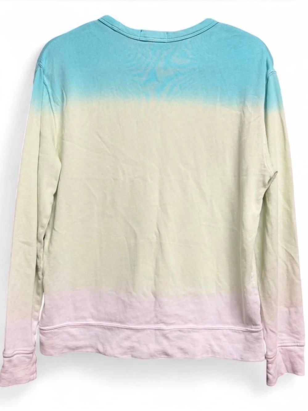 Ralph Lauren Aqua-to-Cream Gradient Logo Sweatshirt